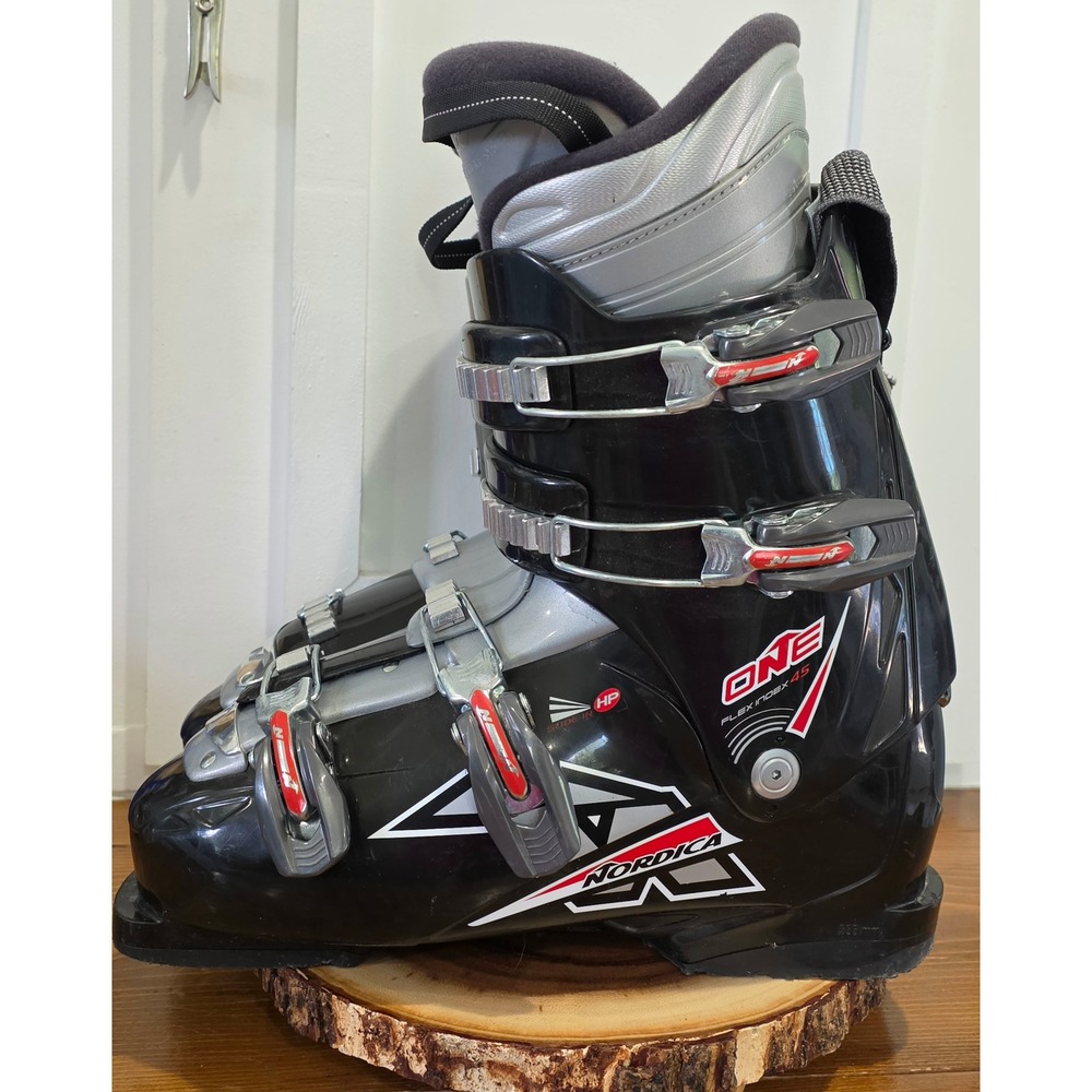 Nordica One Ski Boots Black Silver Flex Index 45 HP Slide-In 335mm 29-29.5 mondo